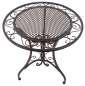 Preview: Elegantes Bistro-Set Eliza im romantischen Vintage-Design – Perfekt für Balkon, Terrasse & Garten